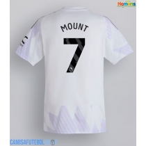 Camisa de time de futebol Manchester United Mason Mount #7 Replicas 2º Equipamento 2025-26 Manga Curta